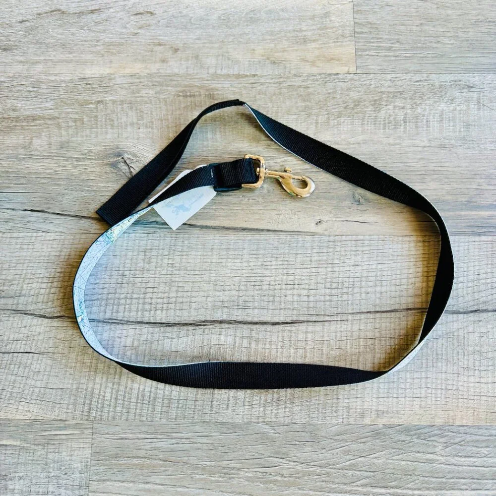 NEW with TAGS Designer Dog Leash with Map of Cape Cod
